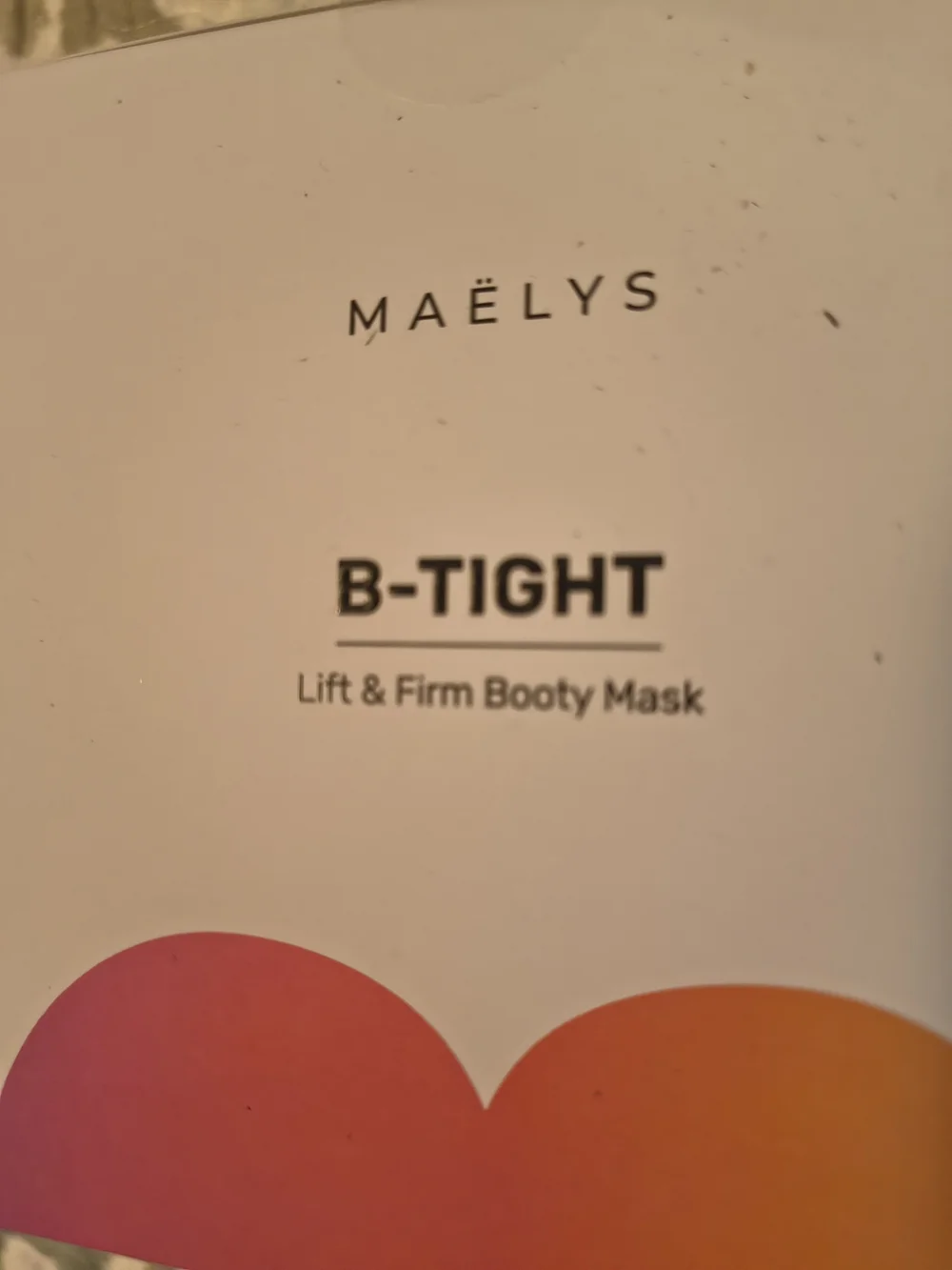 MAELYS B-Tight Lift & Firm Booty Mask - Pink & Orange